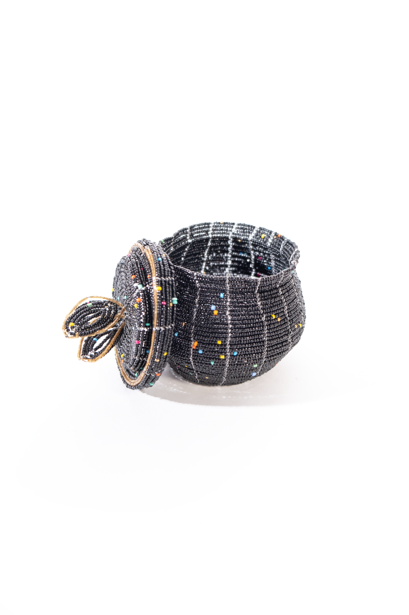Beaded jewelery box