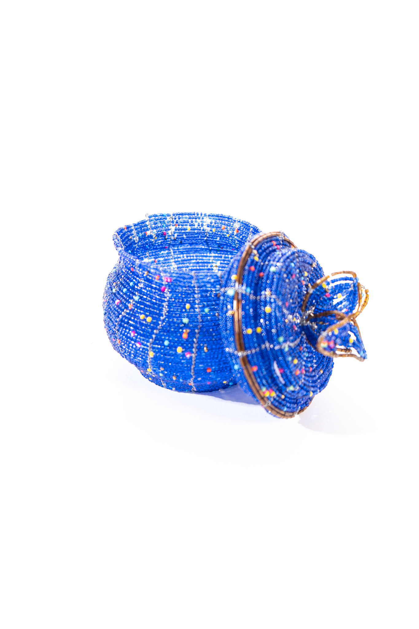 Beaded jewelery box