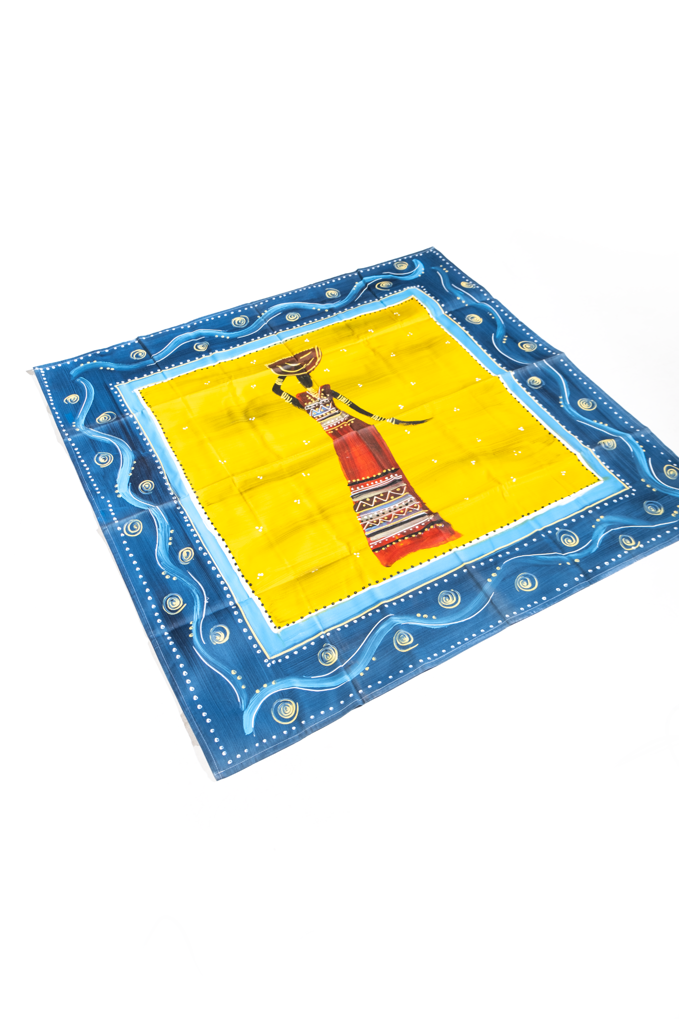 Hand painted table cloth