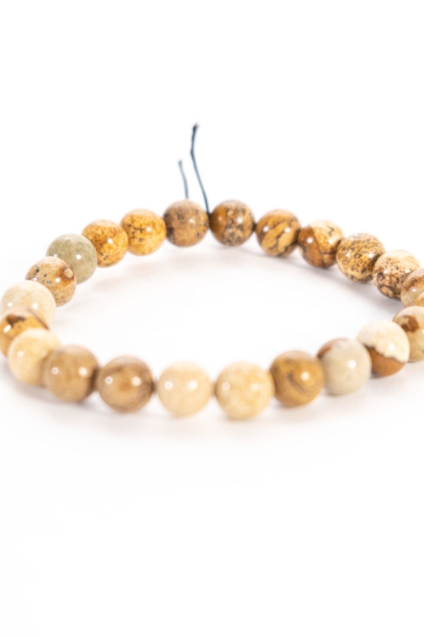 Brown beaded Jasper Bracelet