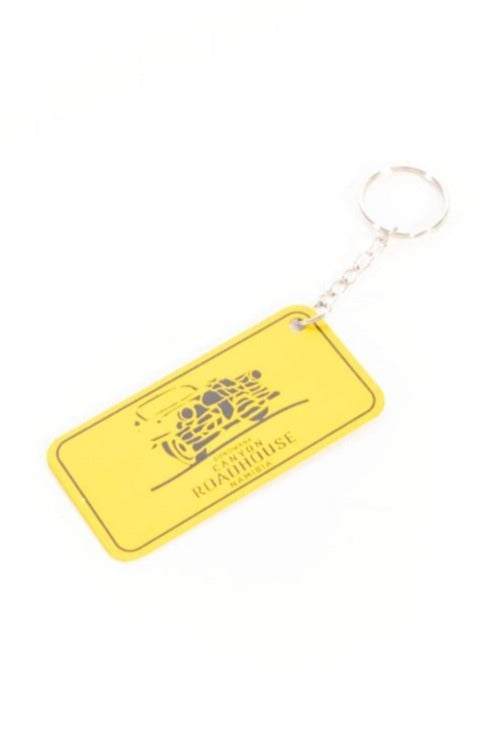 Mini Canyon Roadhouse Numberplate Keyring