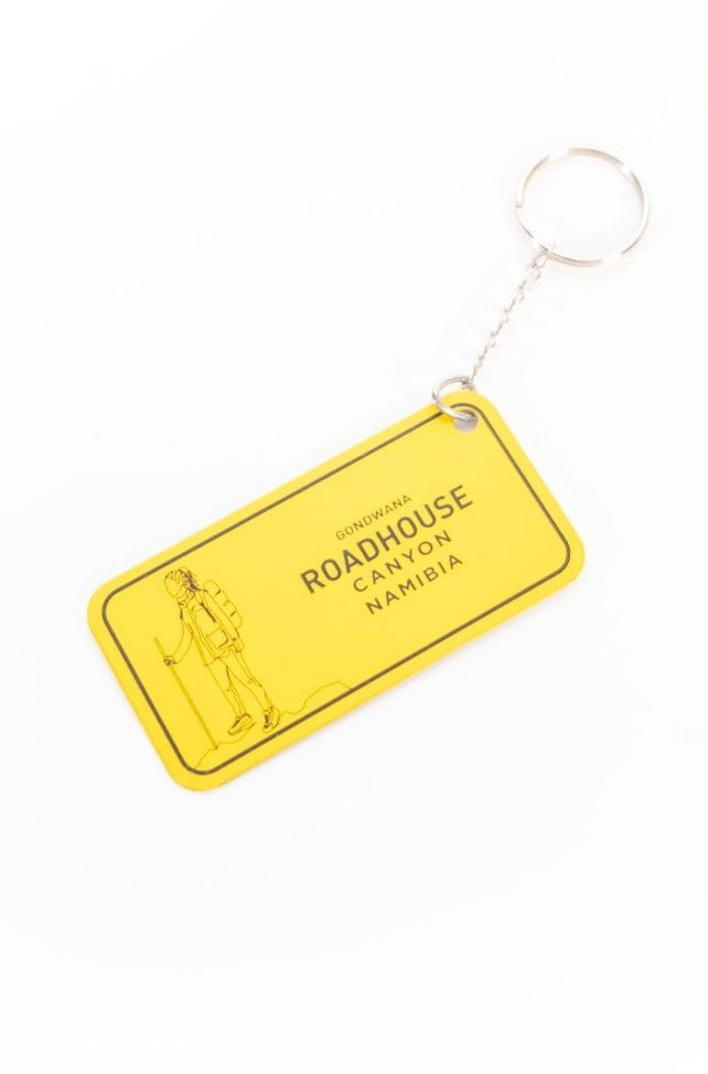 Mini Canyon Roadhouse Numberplate Keyring