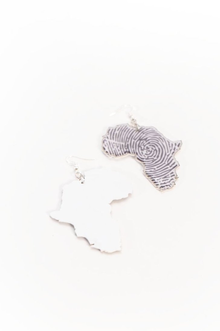 Large Africa resin Earrings