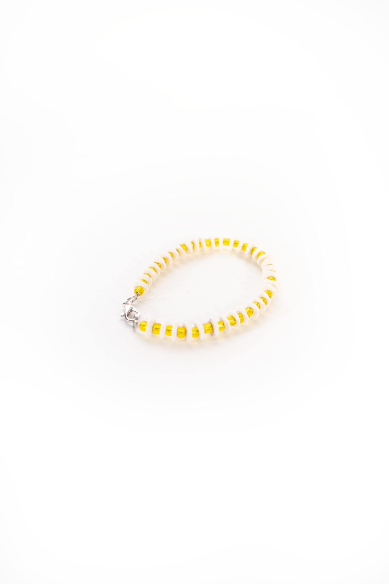 Ostrich eggshell beaded Bracelet