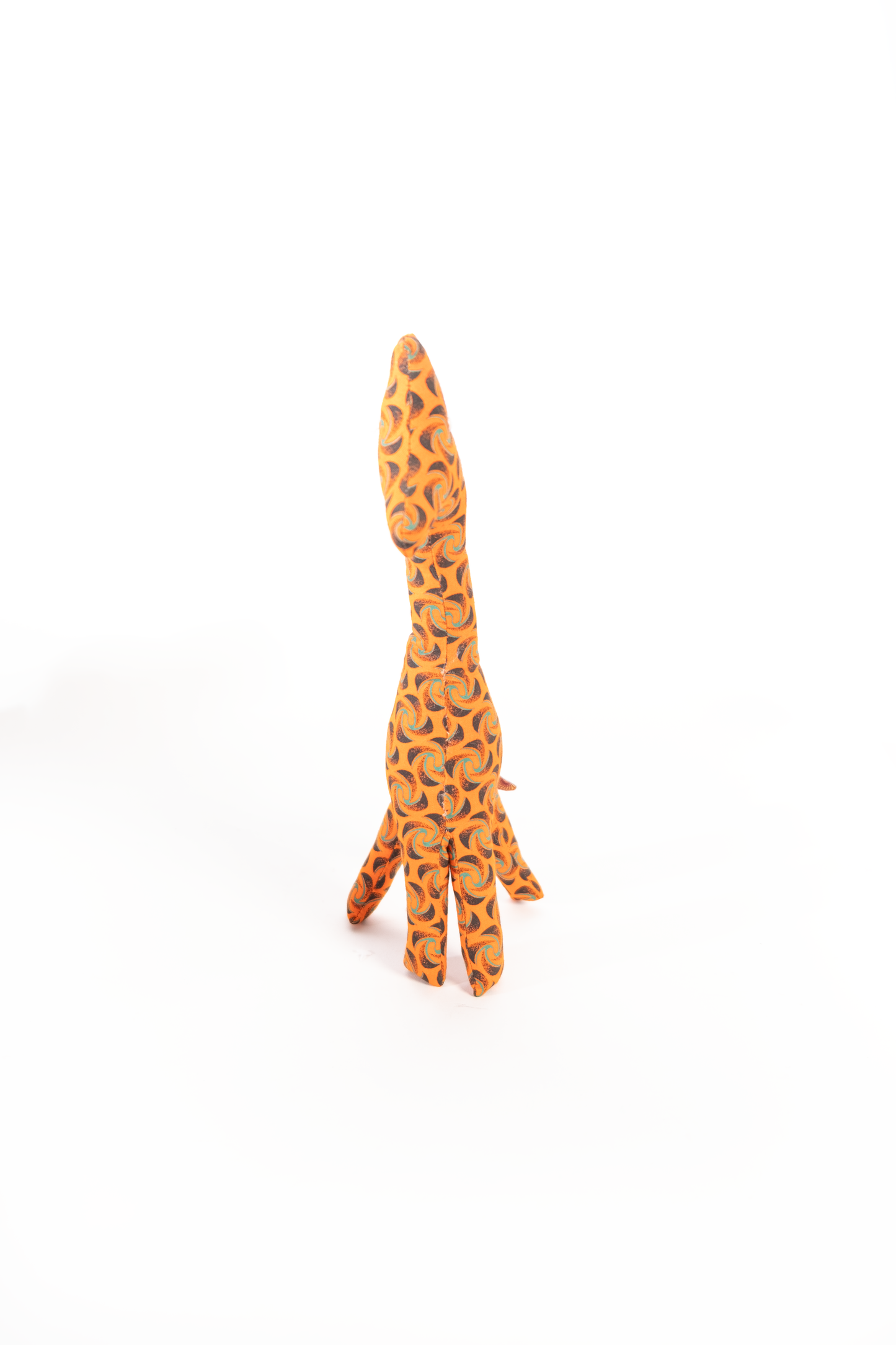 Handmade African Material Giraffe Soft Toy - Medium