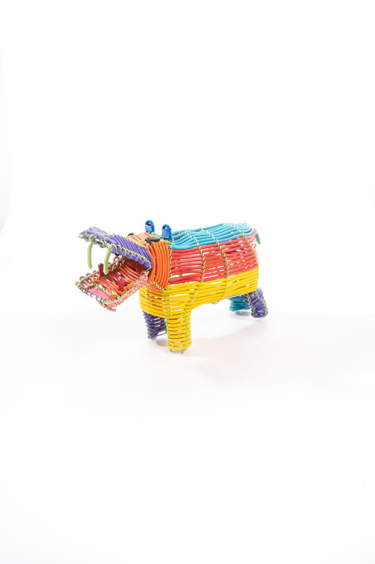Colorful Wire Hippo