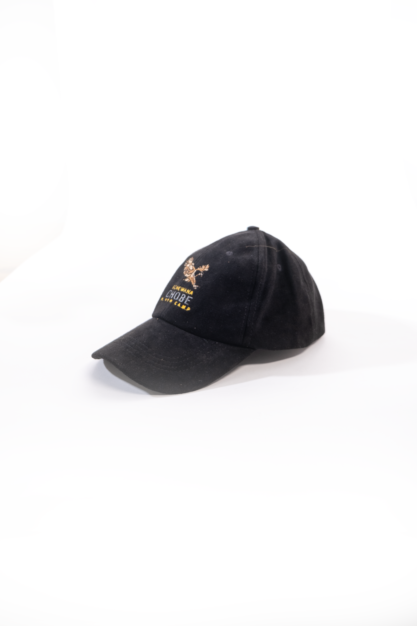 Chobe River Camp black Imitation Suede Cap
