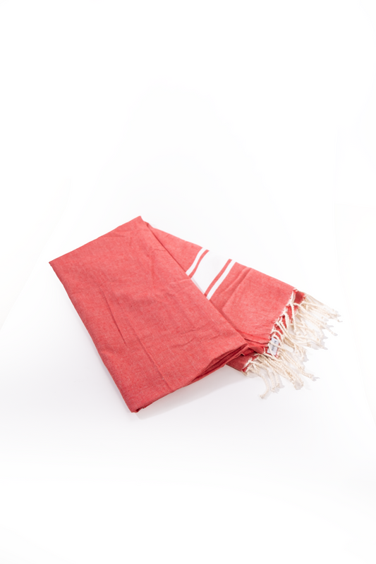 Hammam Towel Red