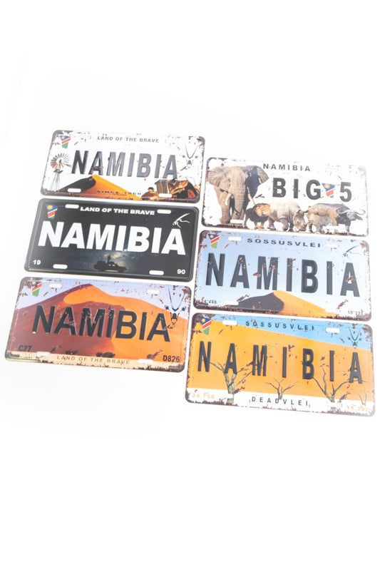 Namibia Nummernschild aus Metall