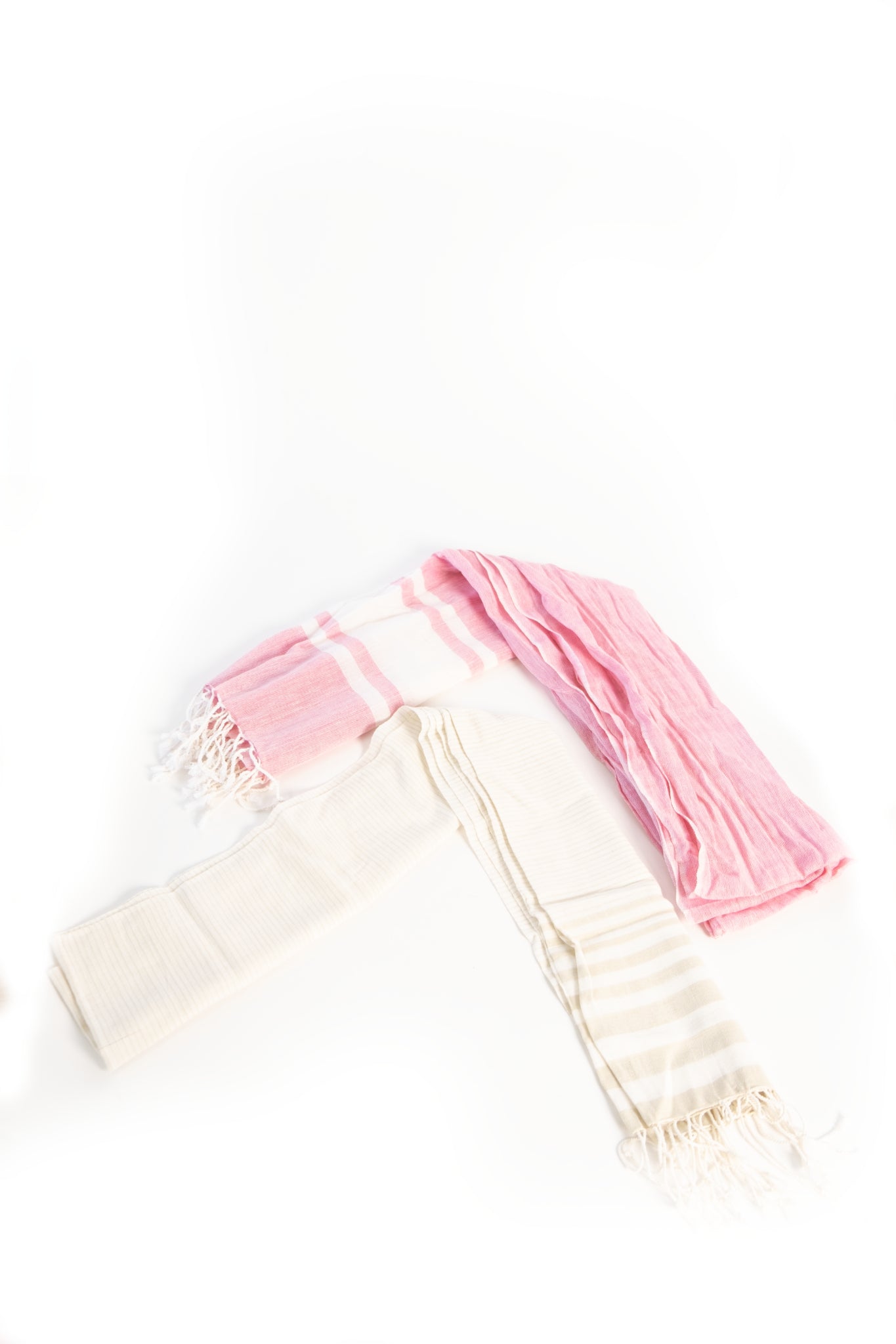 Cotton Striped Scarf