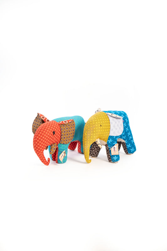 Little Bugs - Peluche éléphant coloré Shwe Shwe Grand