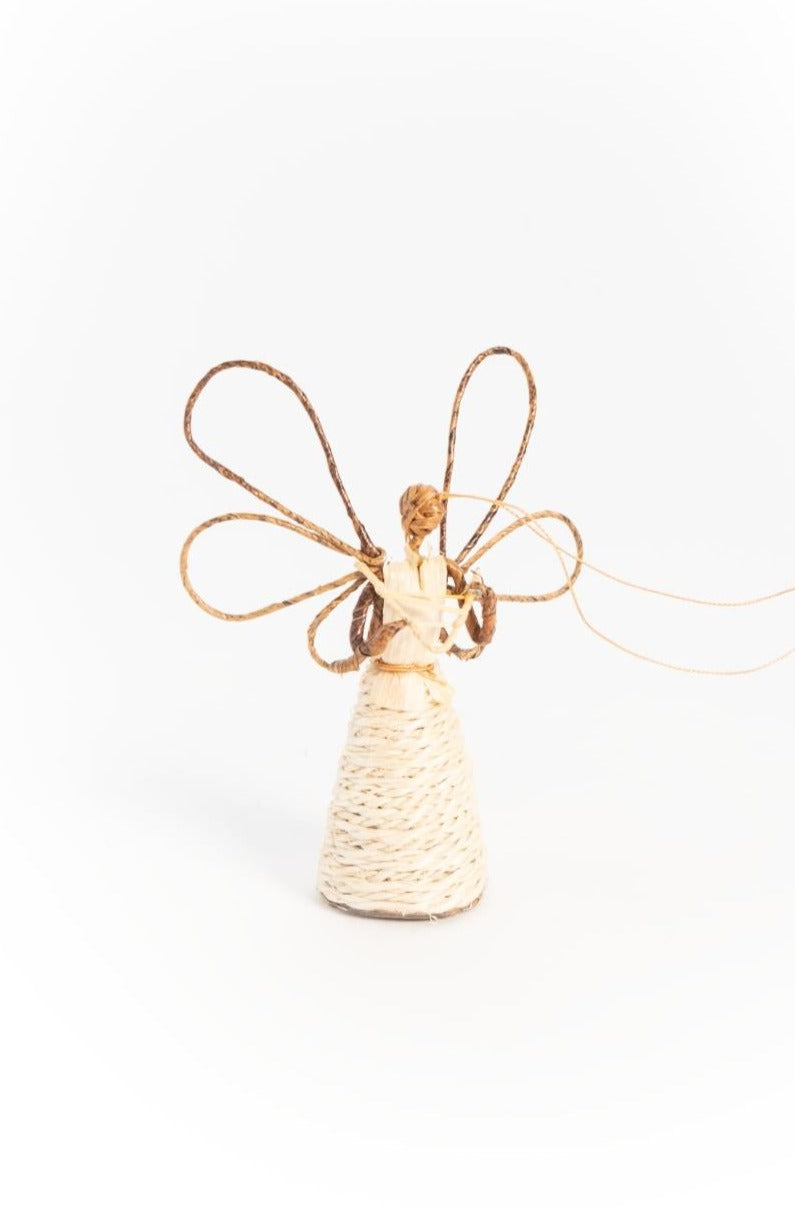 Banana leaf Christmas Angel