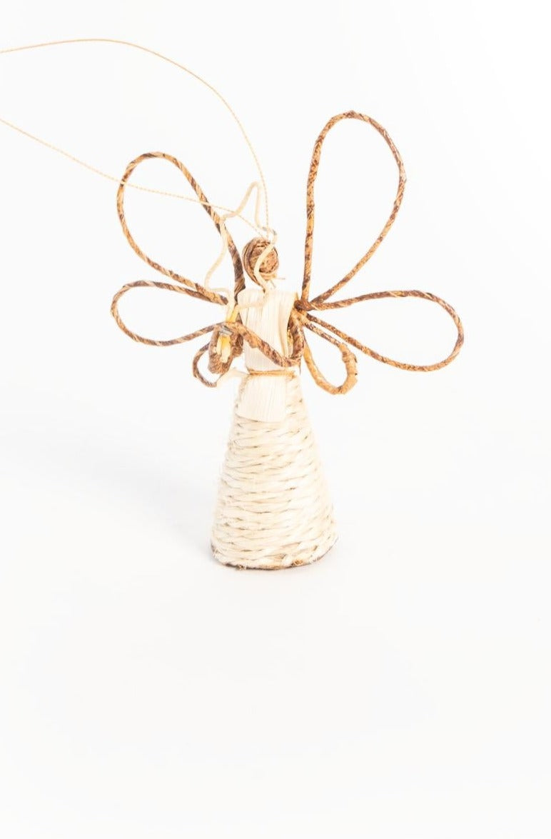Banana leaf Christmas Angel