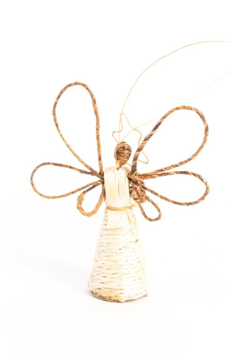 Banana leaf Christmas Angel