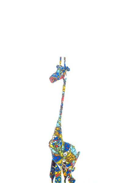 Drahtwachstuch Dekor Nashorn