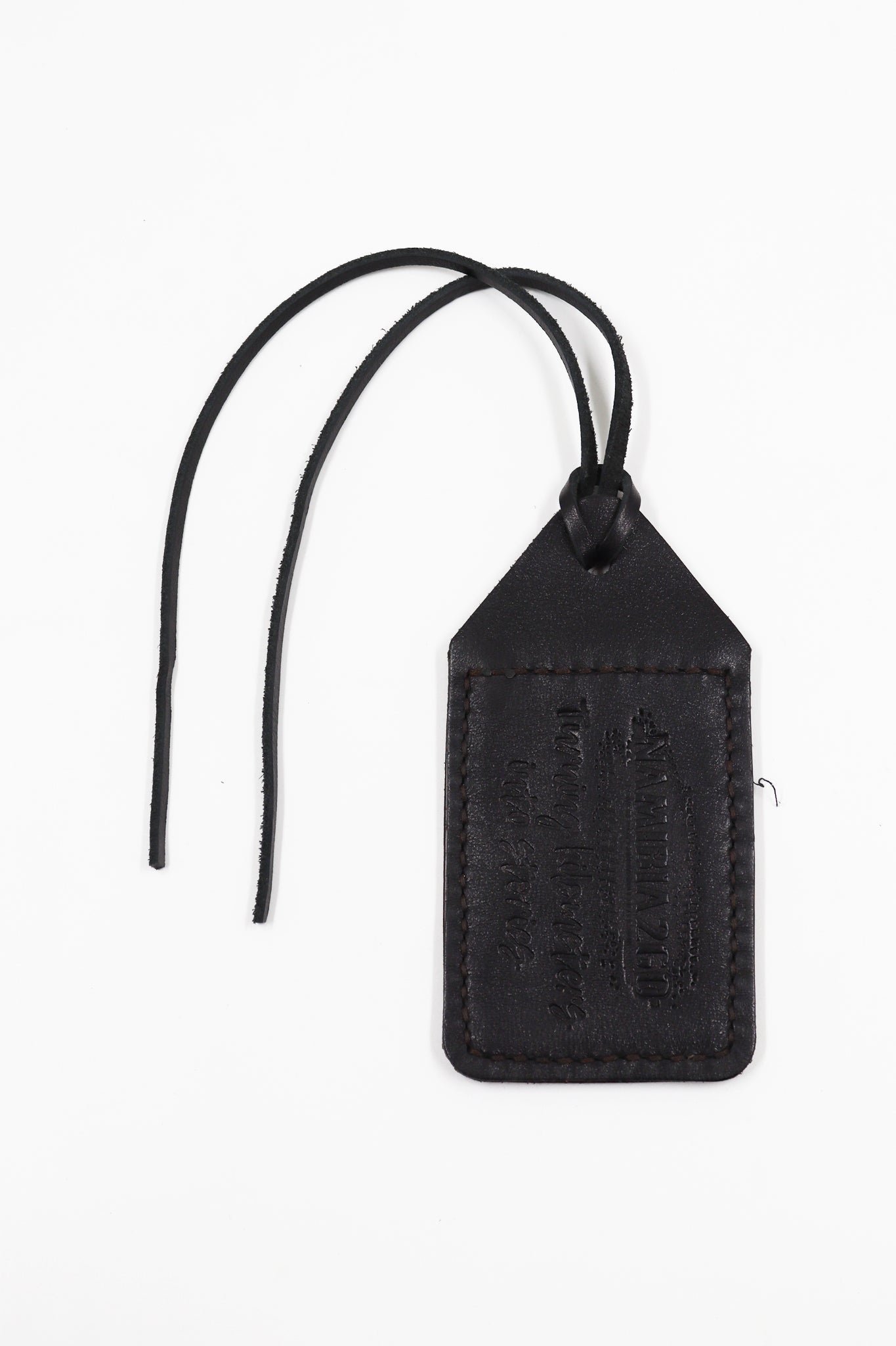 Namibia2Go Leather Luggage Tag