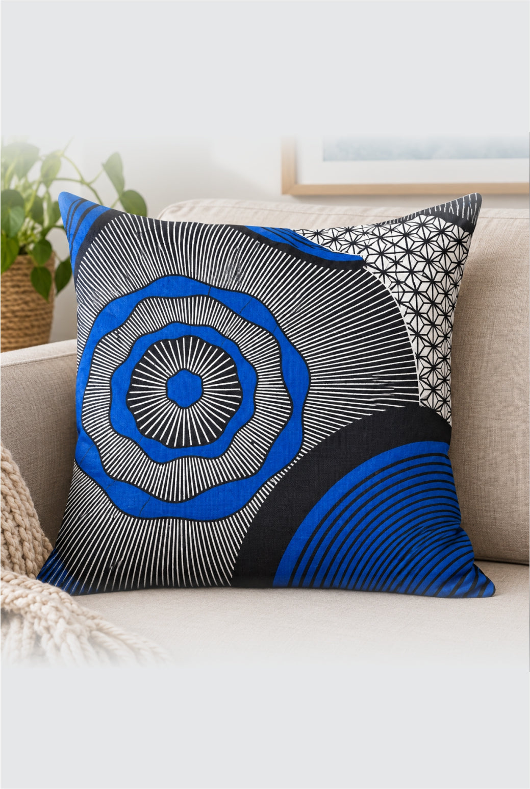 Africa Kitenge Cushion Cover