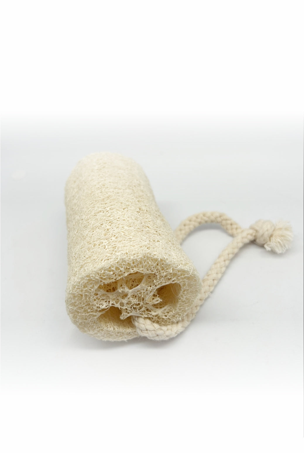 Loofah on a rope