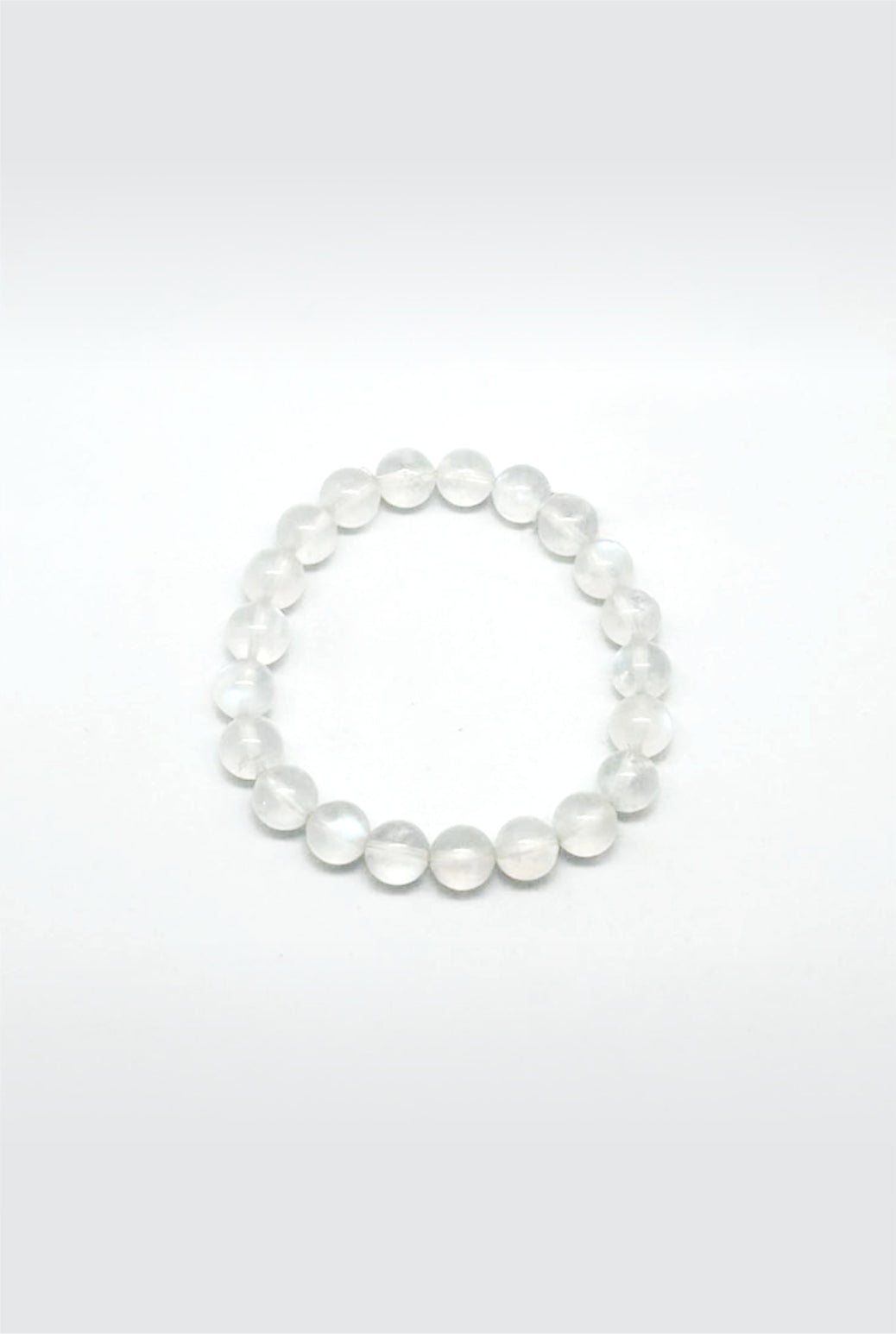 Moonstone Beaded Bracelet- Luna
