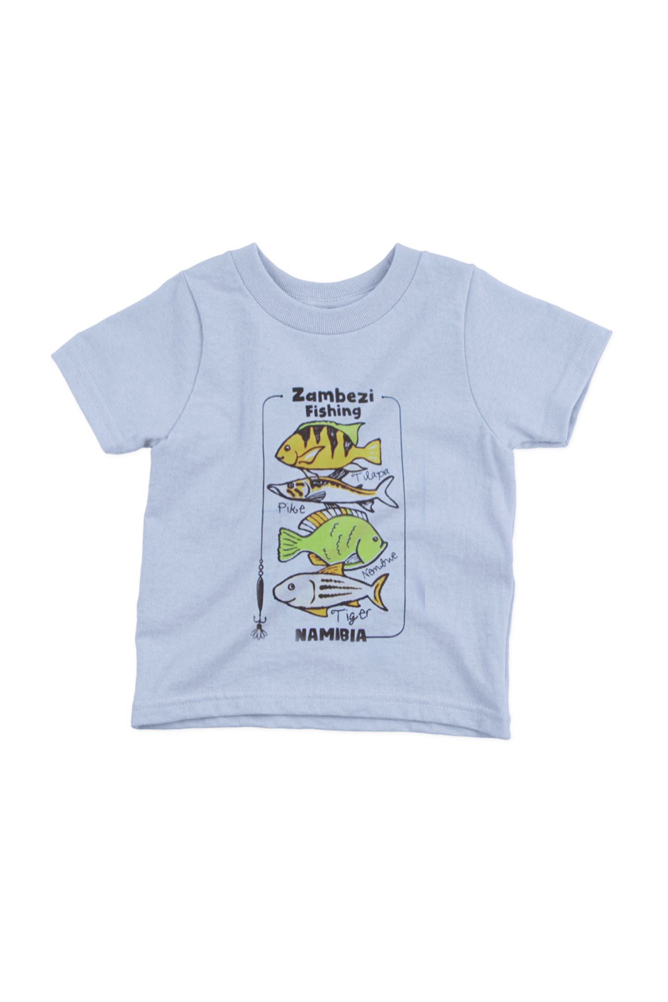 Zambezi Fishing Kids T-shirt - Blue