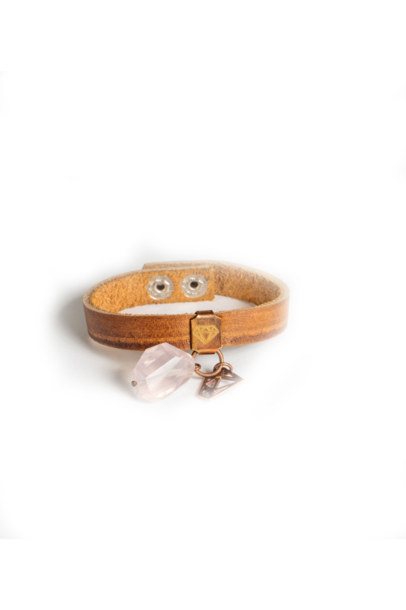Desert Grace charm & Rose quartz Bracelet