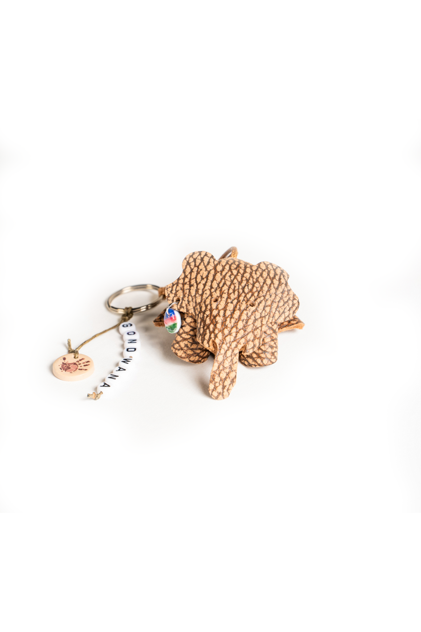 Animal leather Keyring