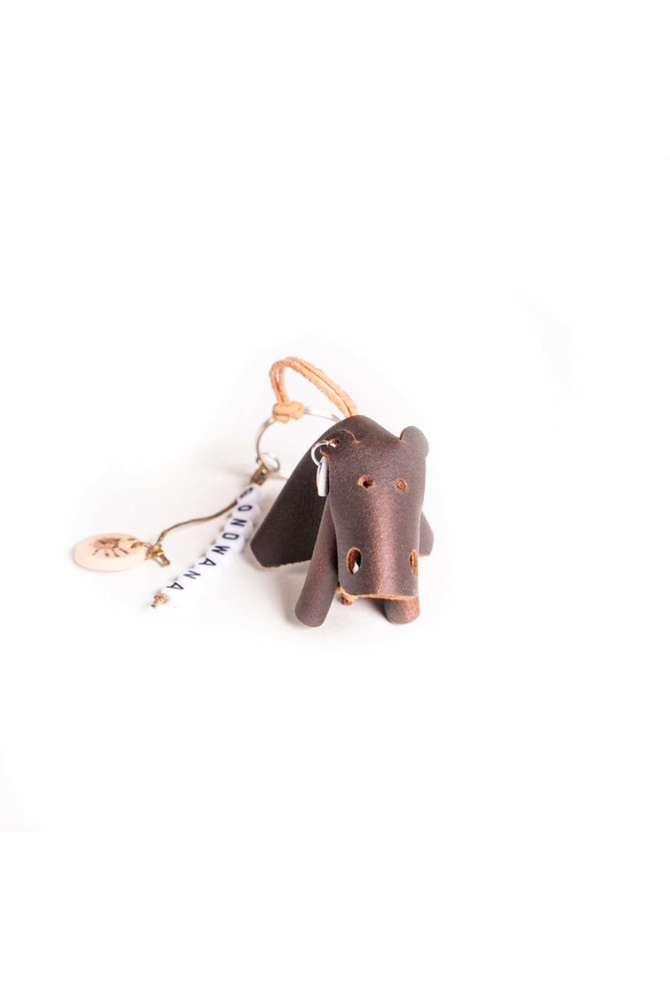 Animal leather Keyring
