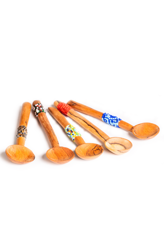 Beaded wooden Spoon