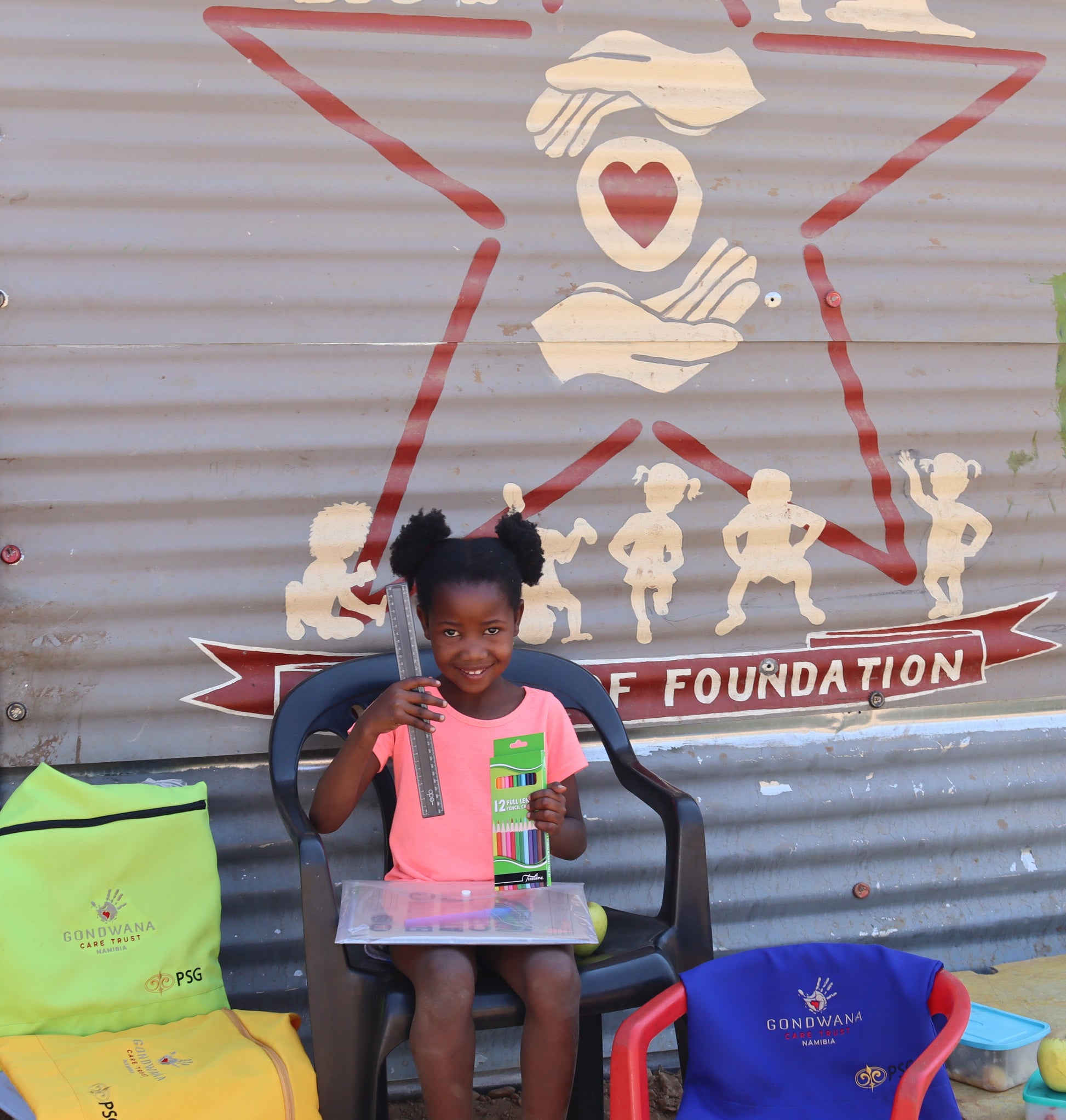 Donate a School Stationery Bag to a Child in Namibia
