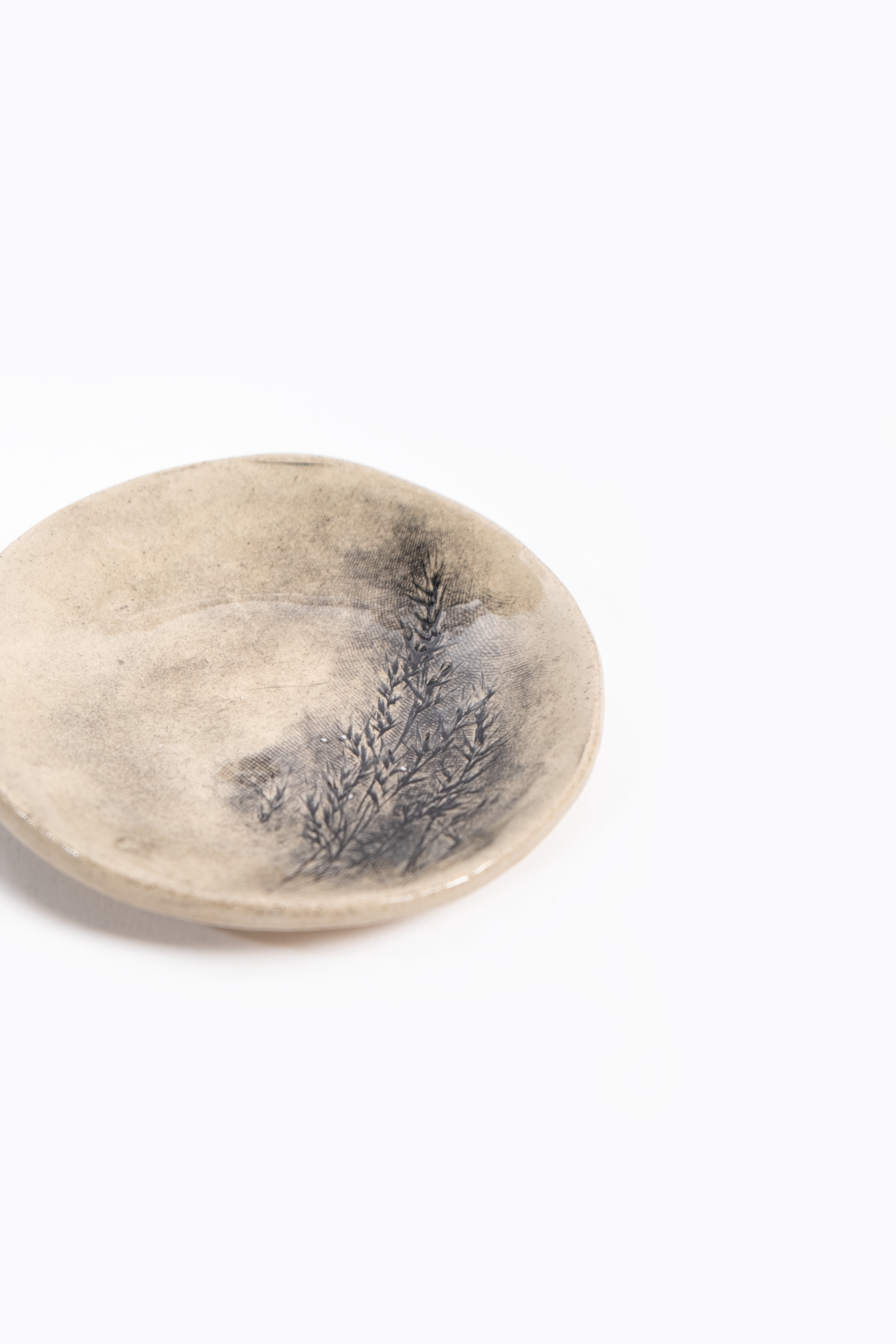 Hand Painted Trinket Plate Small