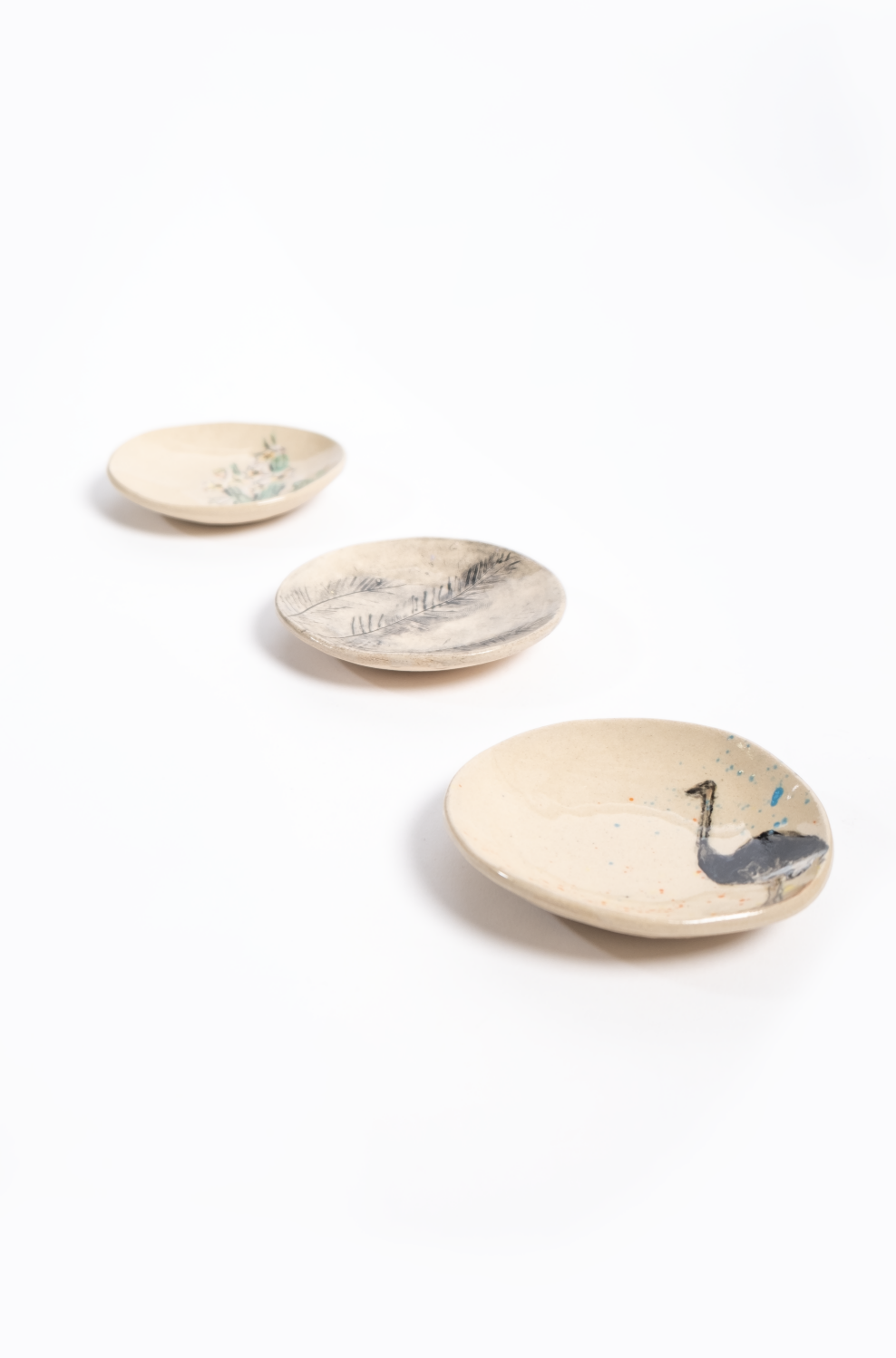 Hand Painted Trinket Plate Medium