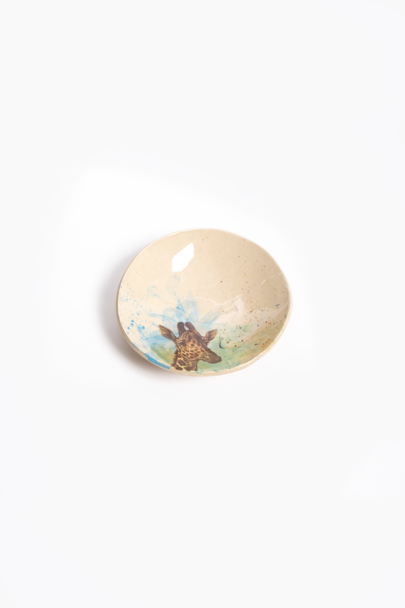 Hand Painted Trinket Plate Large