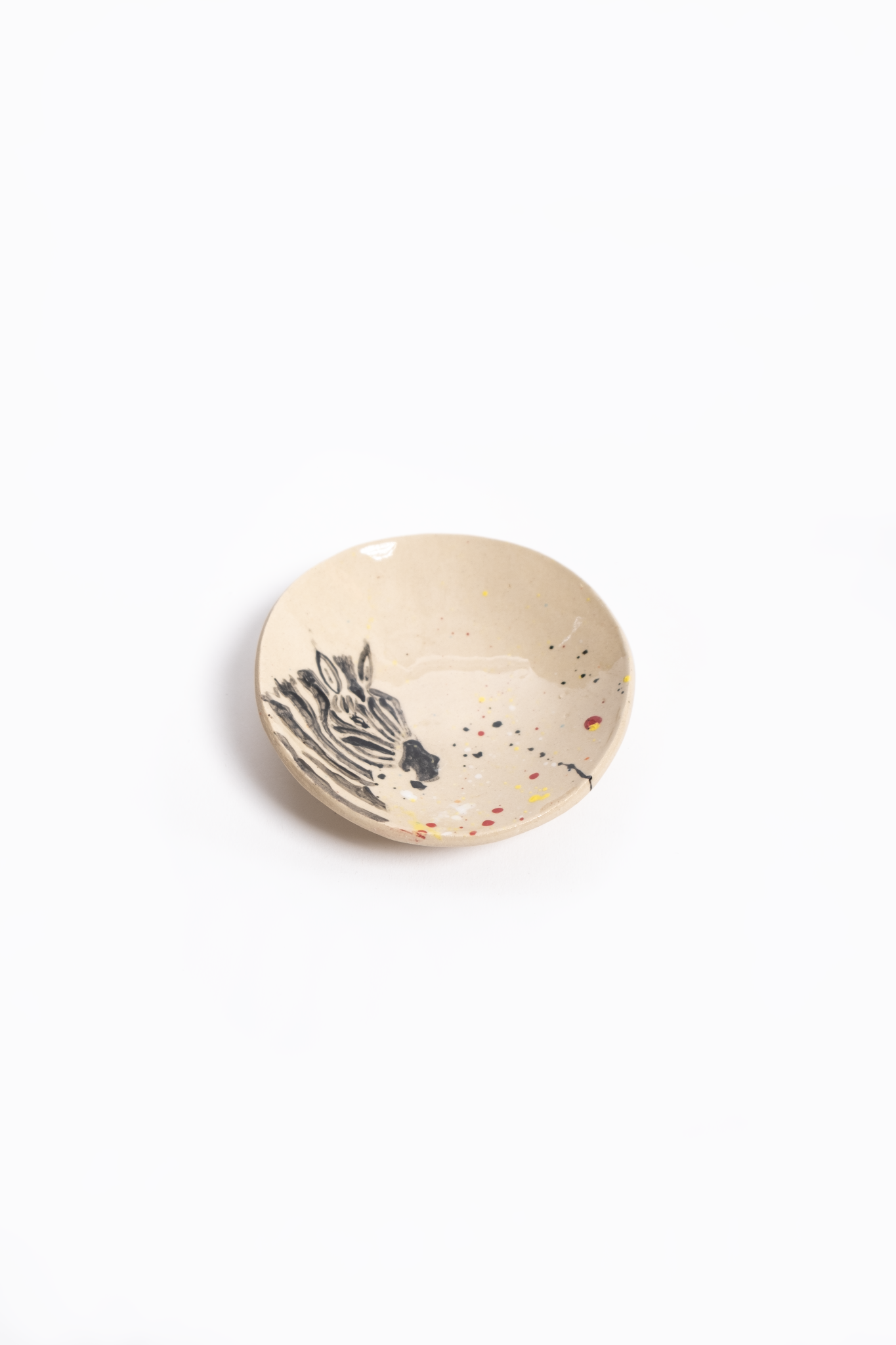 Hand Painted Trinket Plate Large