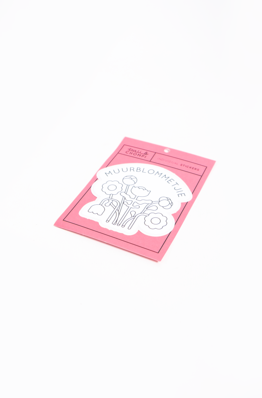 Muurblommetjie Sticker