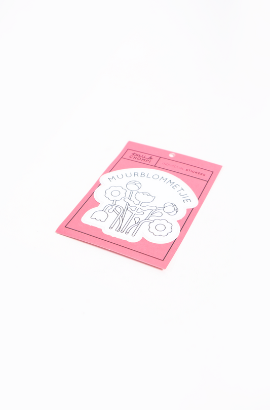 Muurblommetjie Sticker