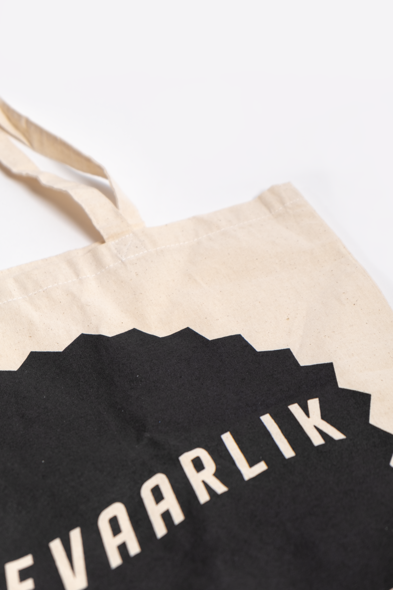 Afrikaans Vinyl Screen-printed Tote Bags