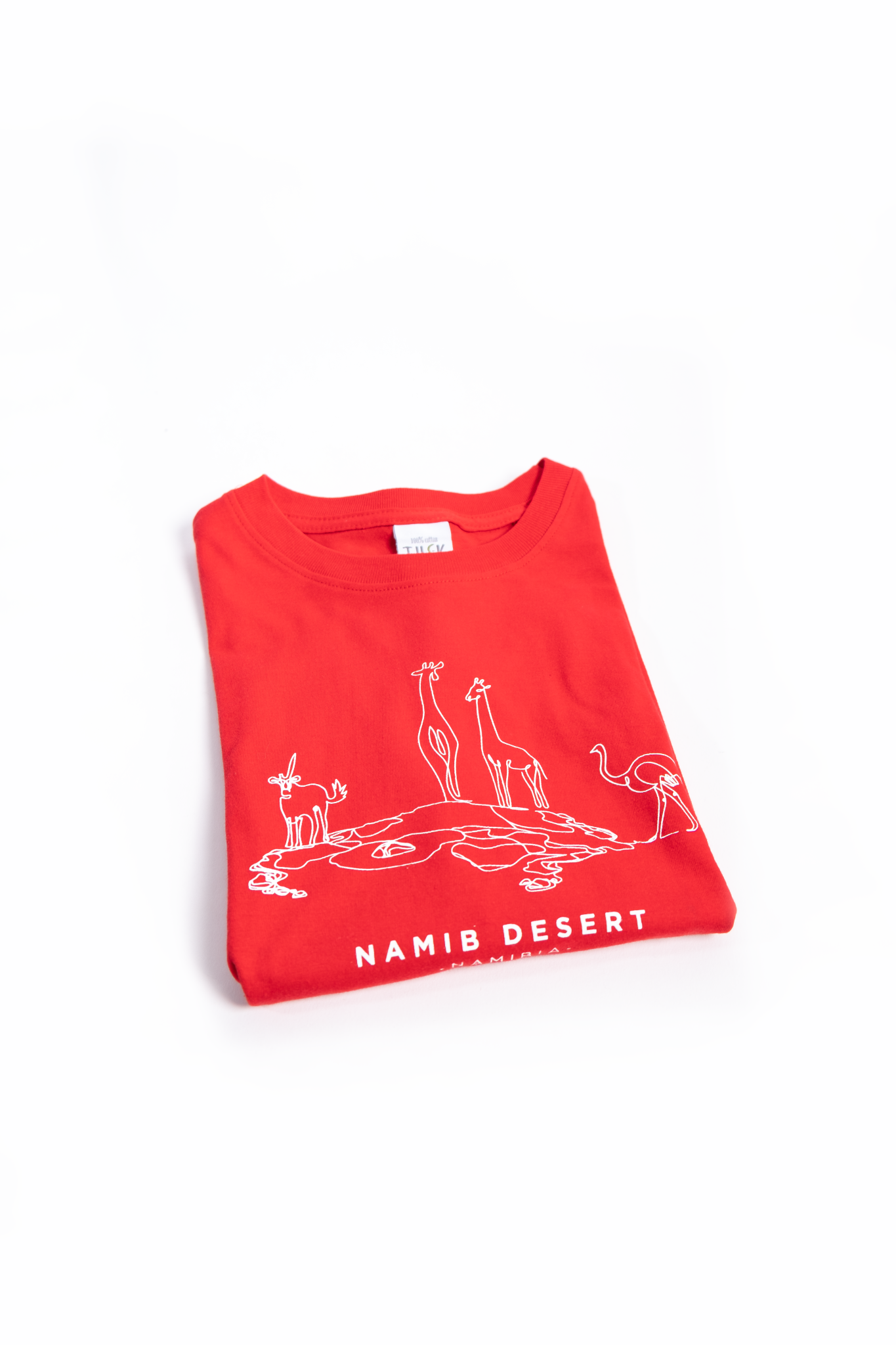 Namib Desert Waterhole T-shirt Kids - Red