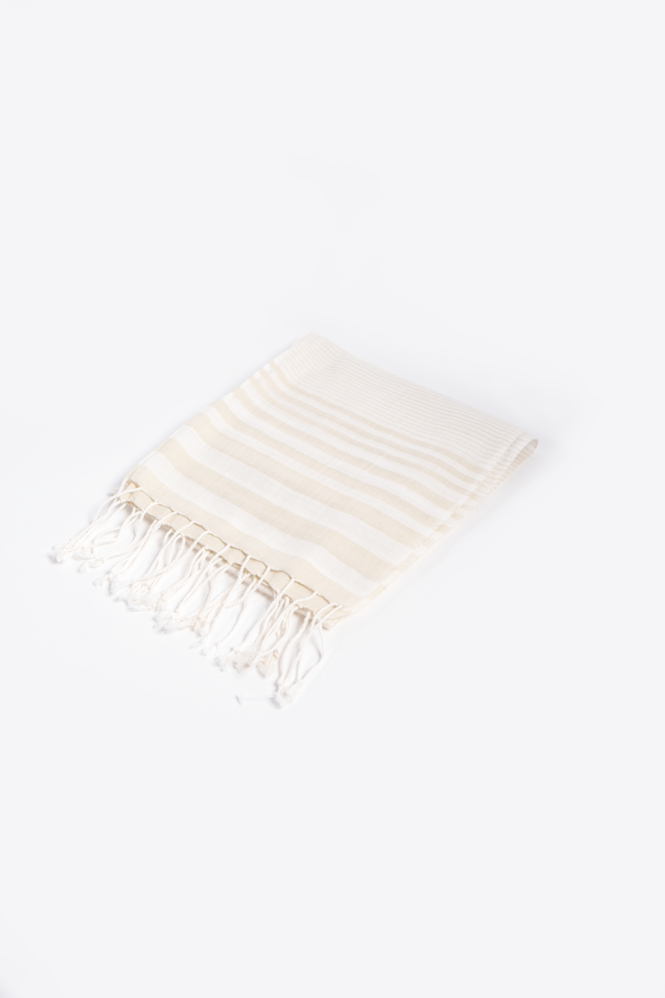 Cotton Striped Scarf