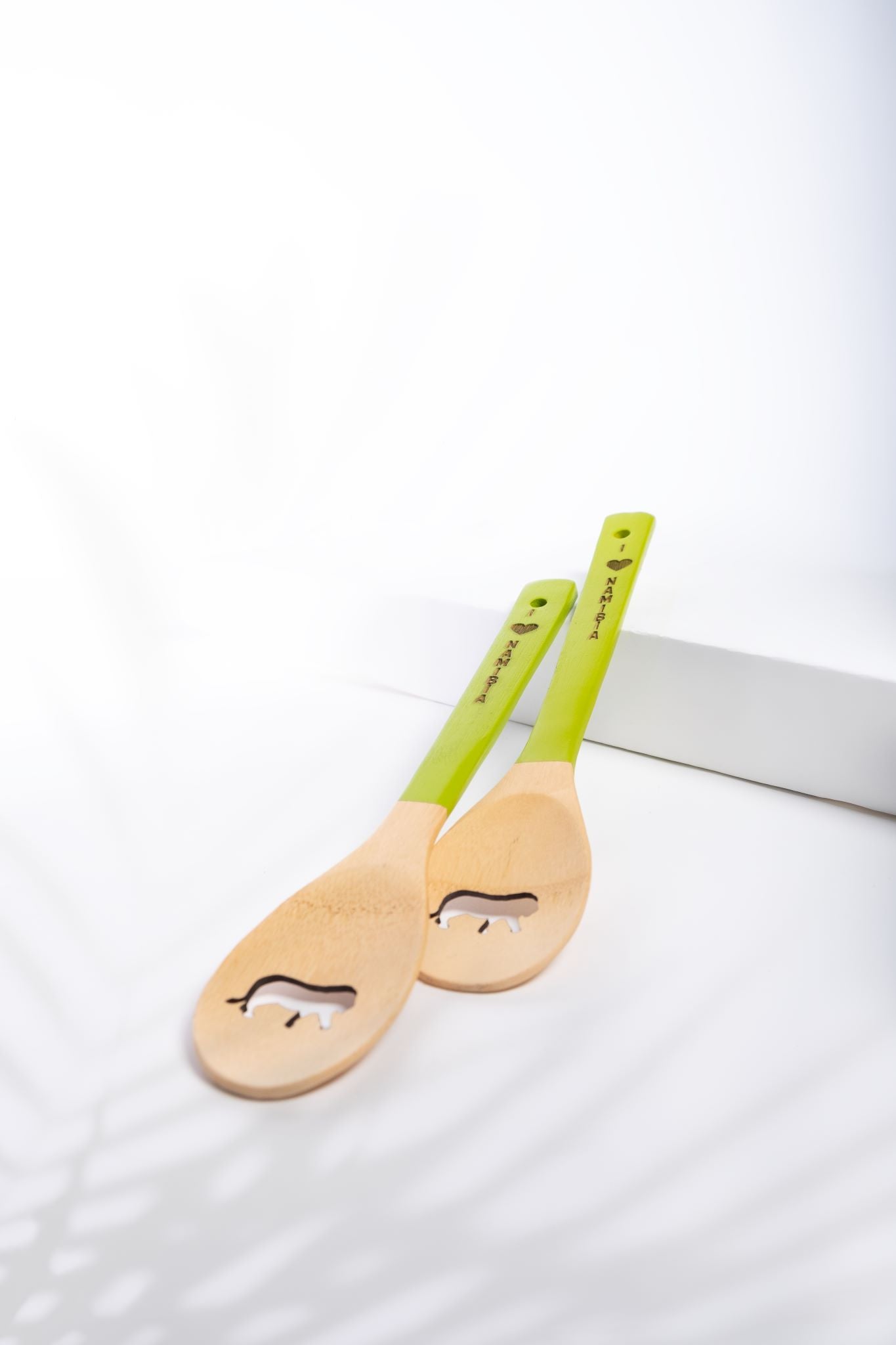 Lion Wooden Salad Servers