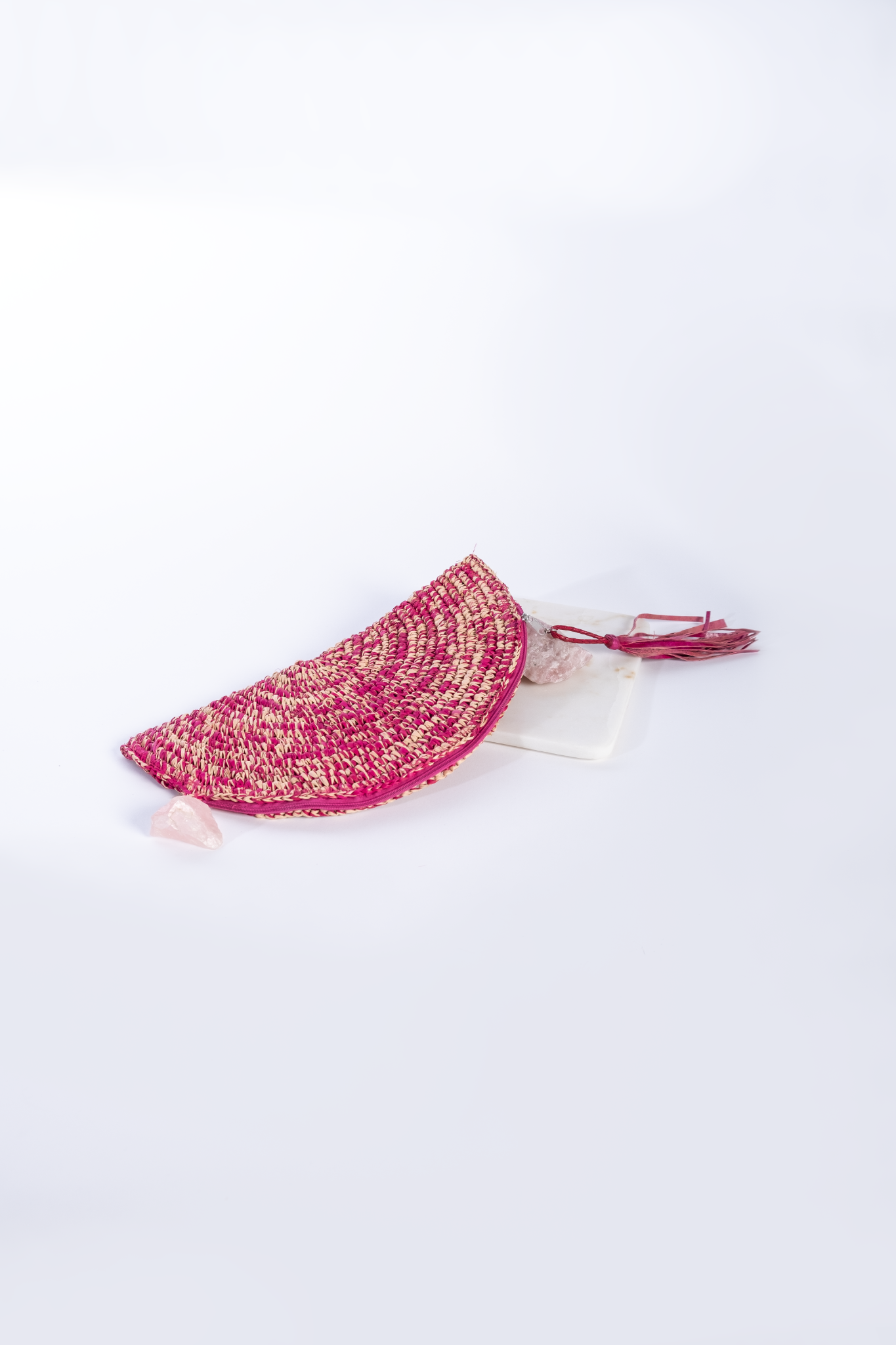 Crochet Half Moon Clutch