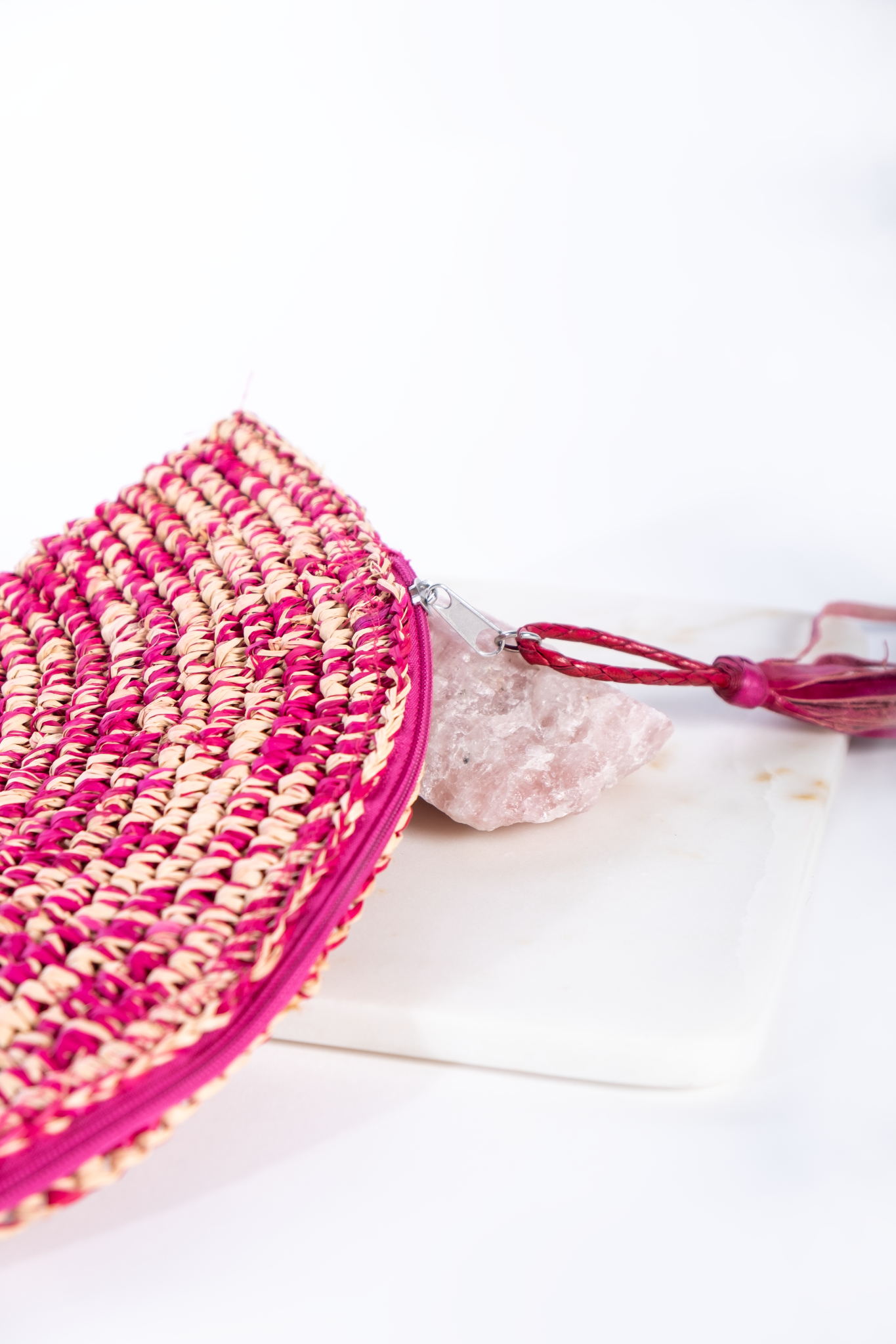 Crochet Half Moon Clutch