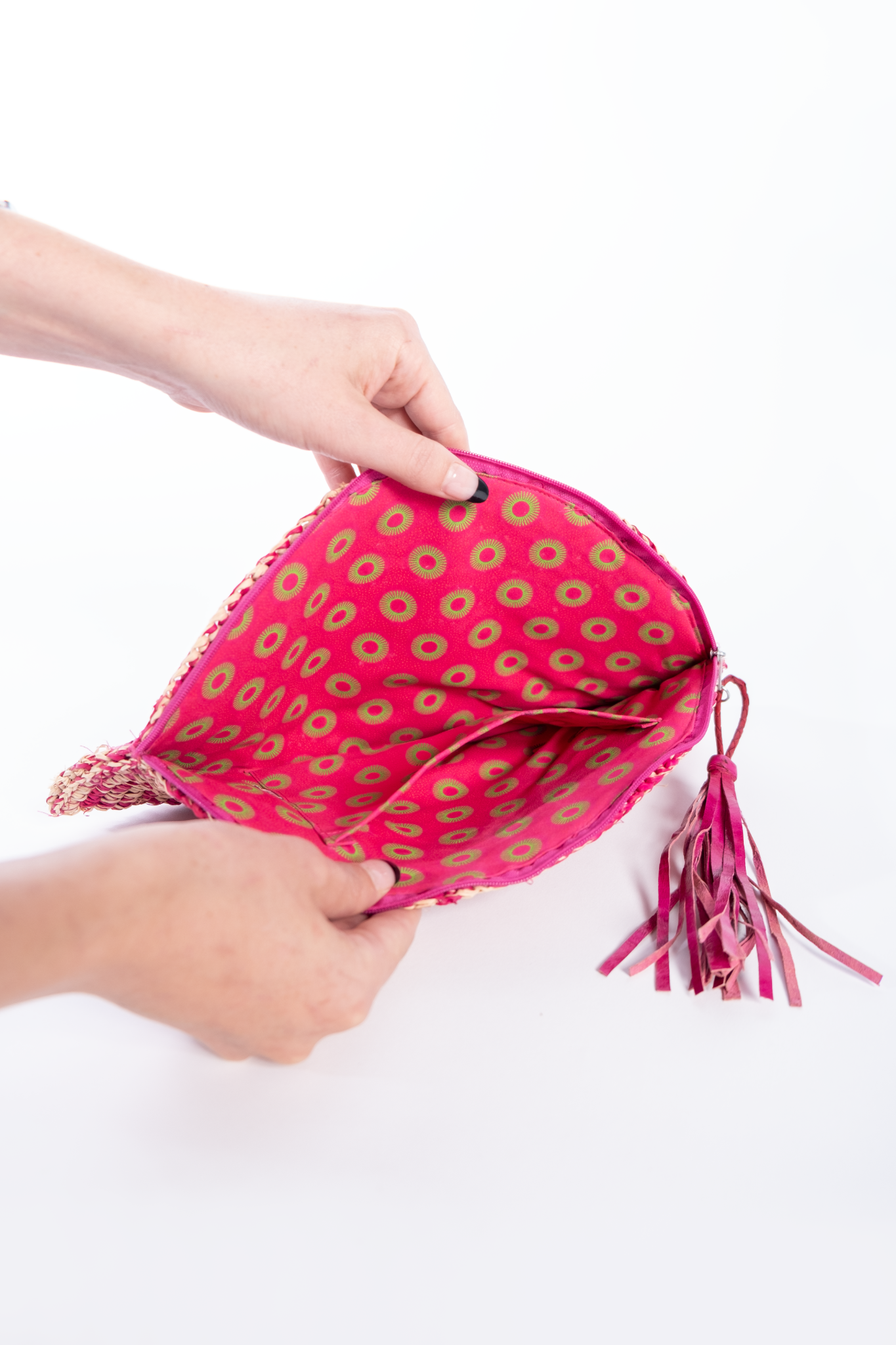 Crochet Half Moon Clutch