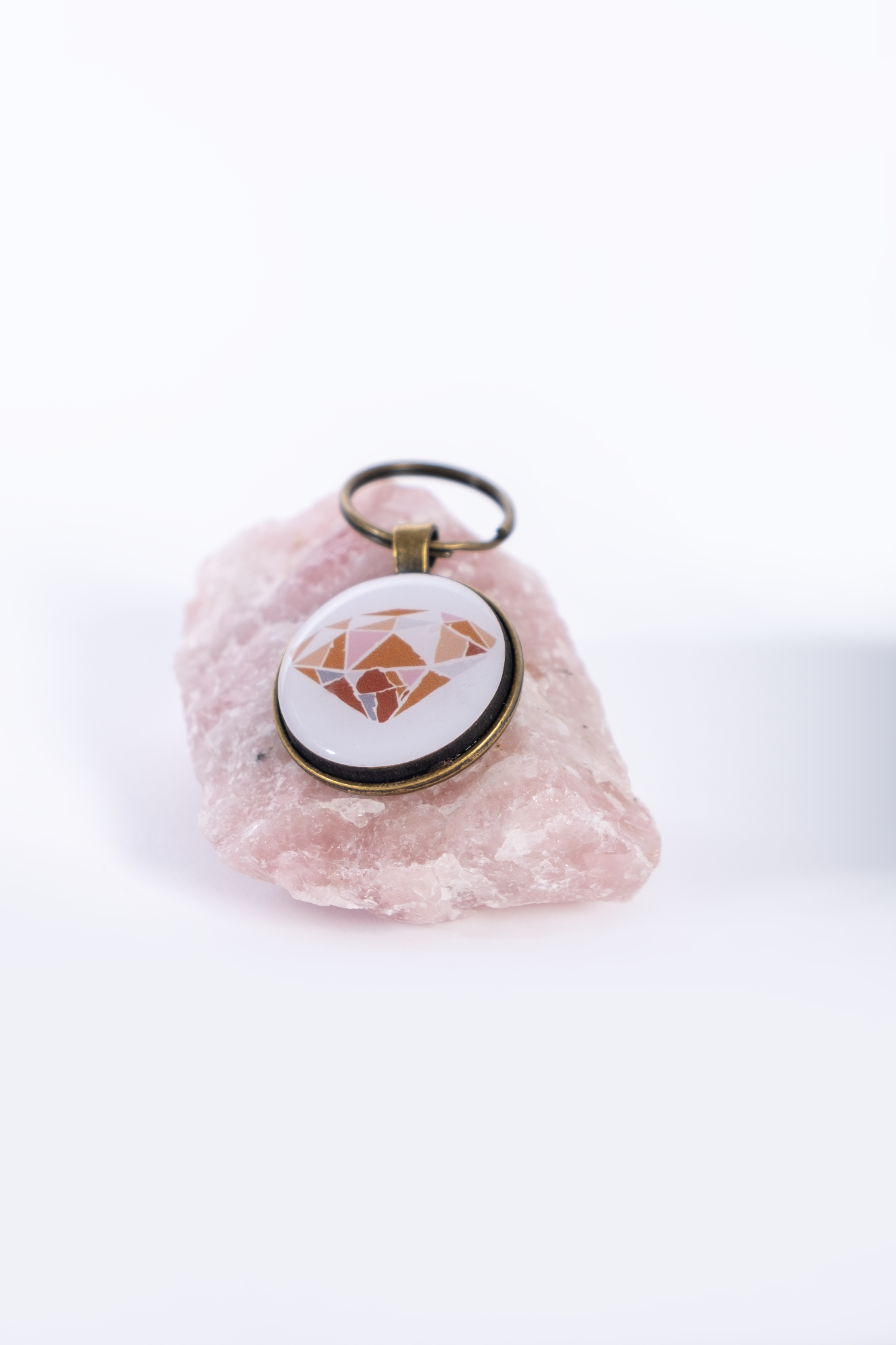 Desert Grace Resin Logo Keyring