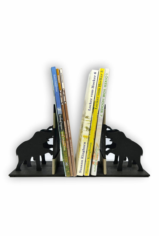 Wooden Elephant Book Stands
