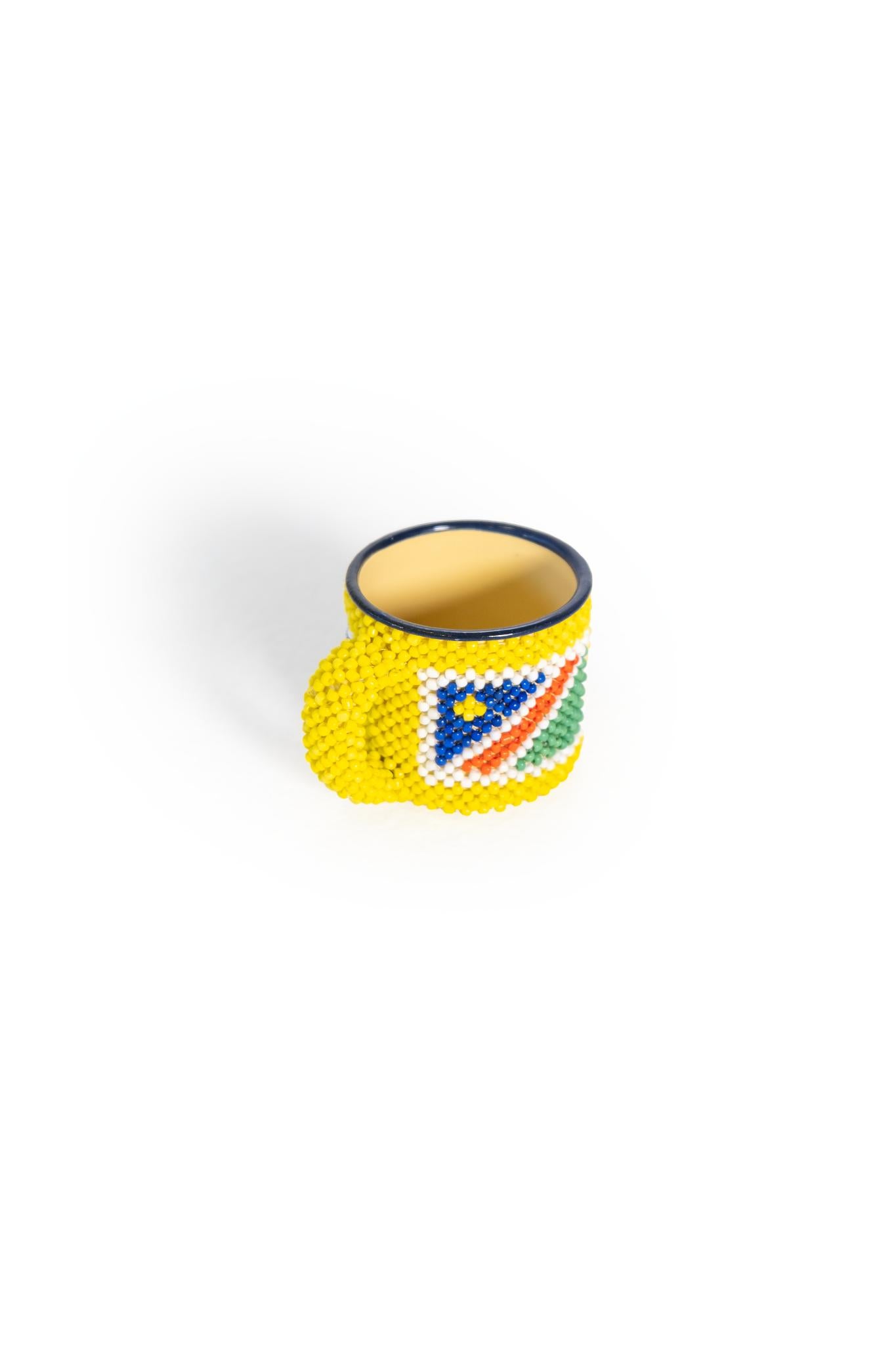 Beaded Namibia Enamel Mug 100ml