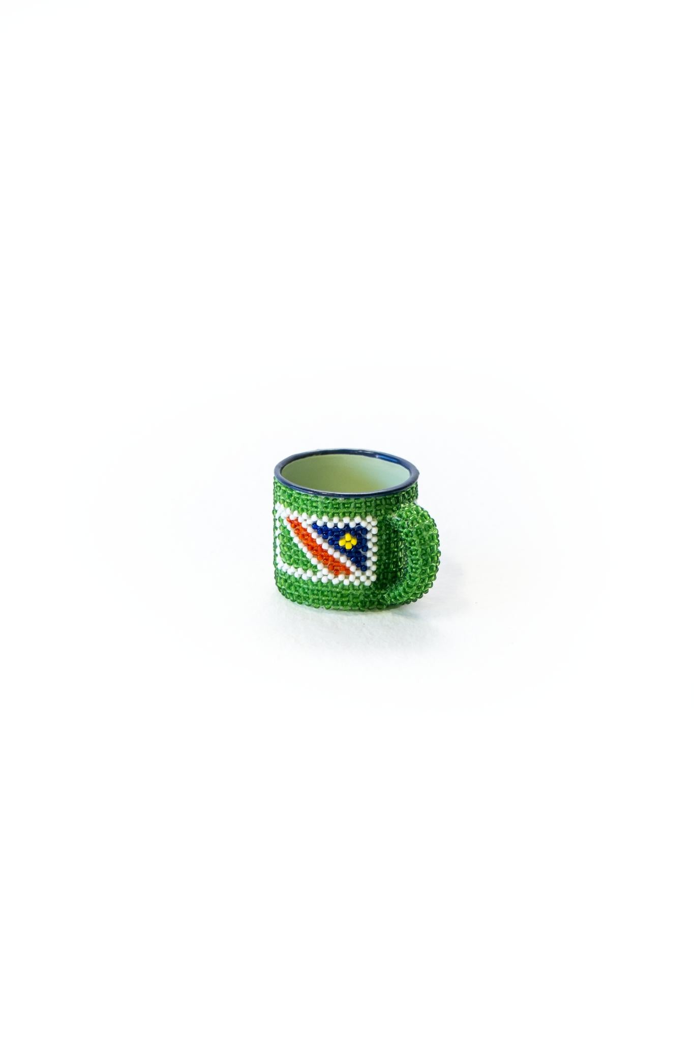 Beaded Namibia Enamel Mug 100ml