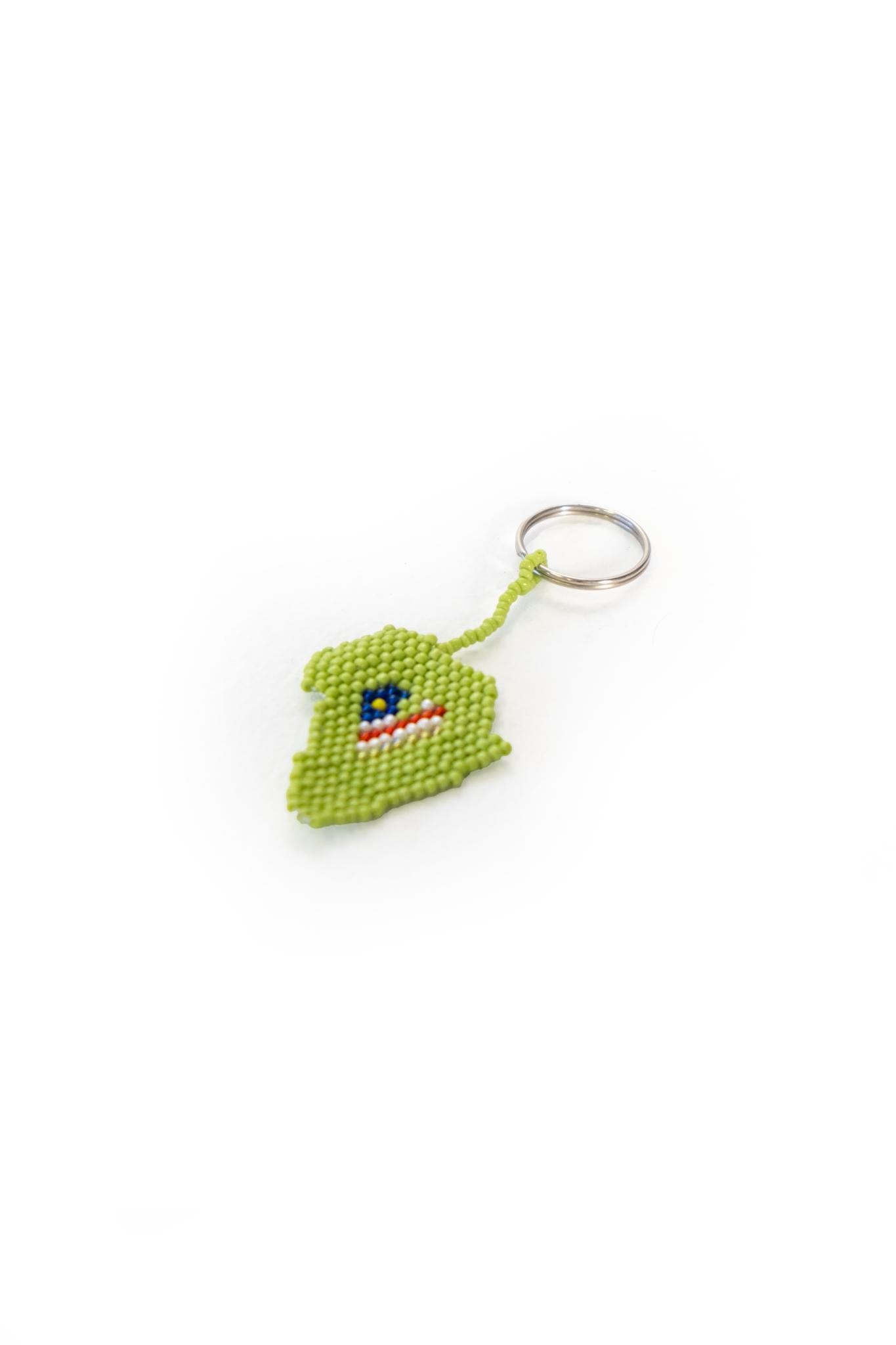 Africa beaded Keyring