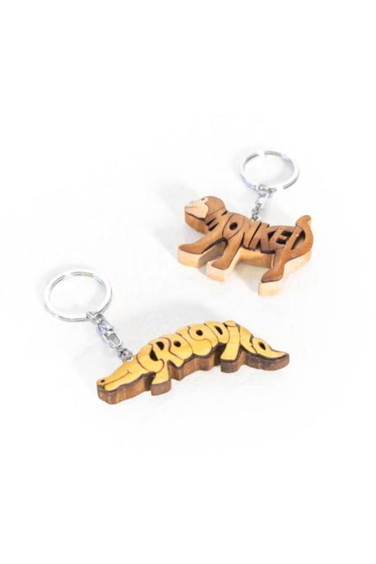 Animal wooden Keyring