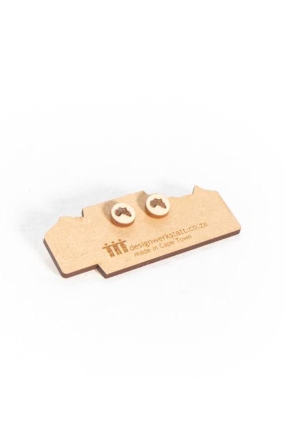 Laser-cut wooden Studs