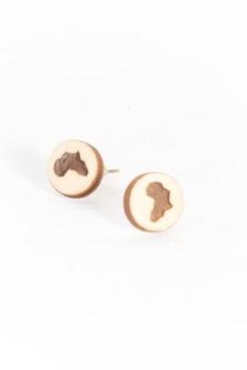 Laser-cut wooden Studs